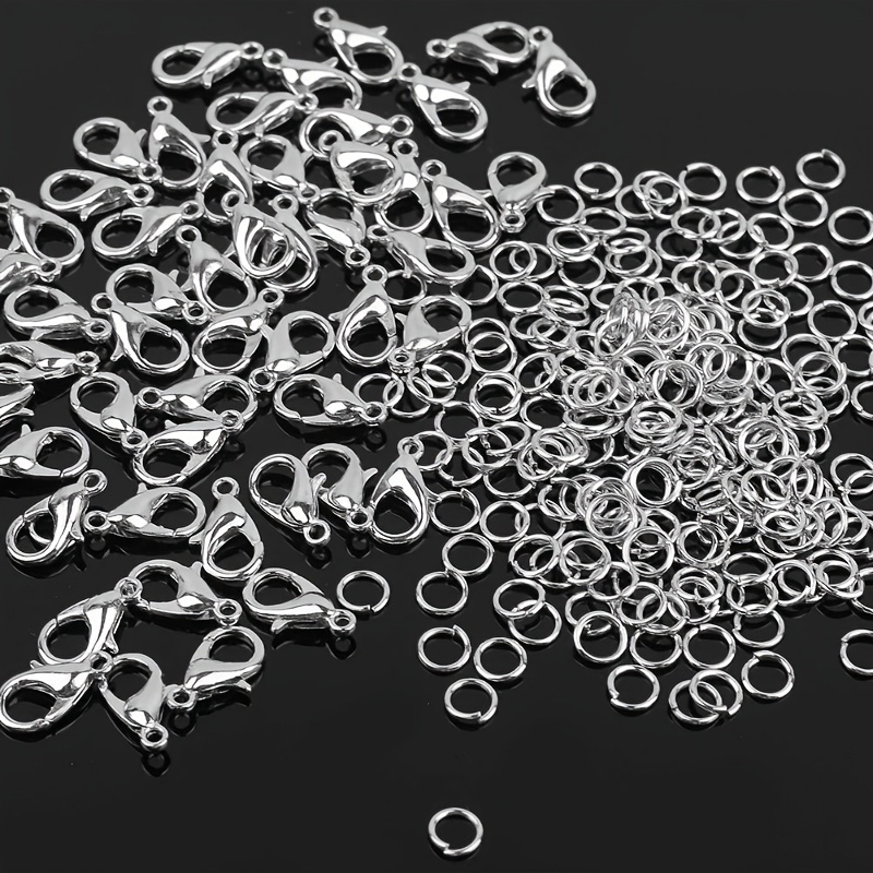 Jewelry Making Loops - 1/2/300 pz. Chiusure a Moschettone e