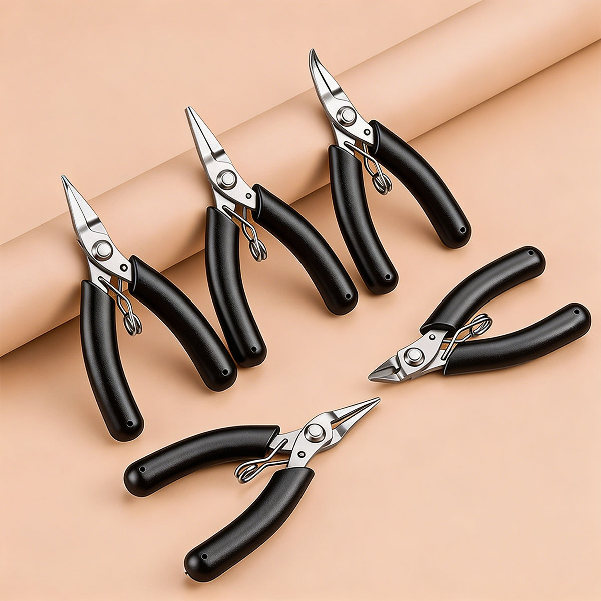 Jewelry Plier Set - Pinze a Punta Curva in Acciaio
