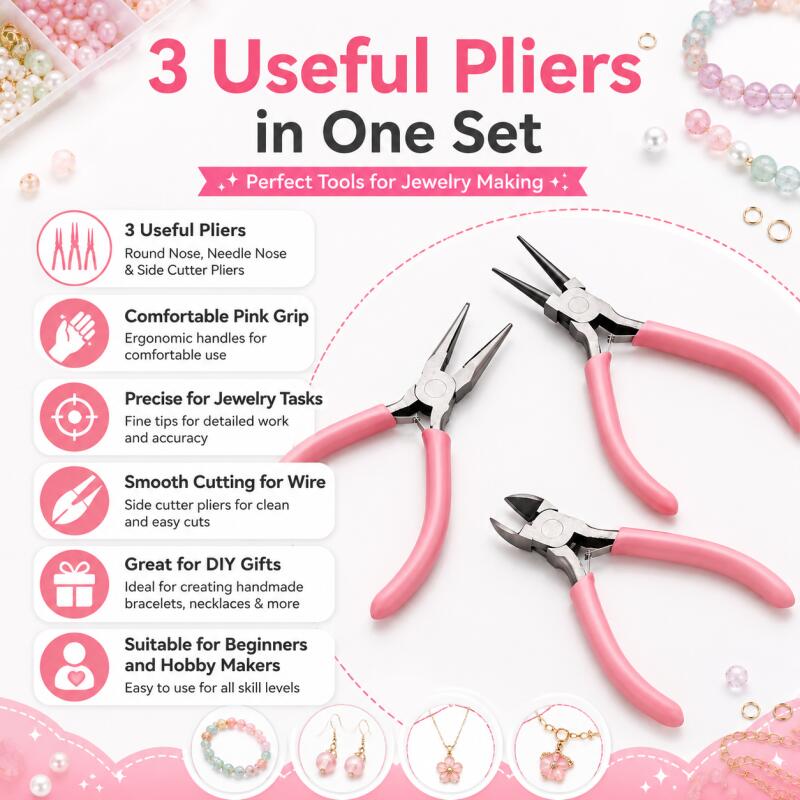 Jewelry Plier Set - 1 pezzo/set Set di Pinze per