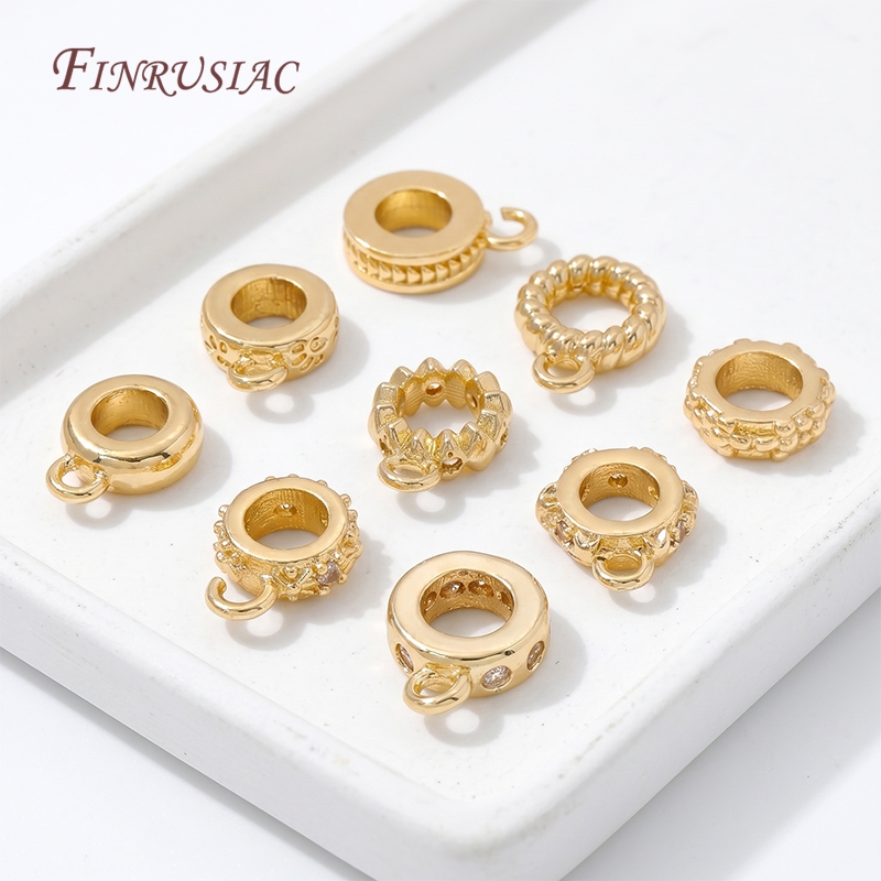 Jewelry Making Loops - Supporti per gioielli placcati oro 14K