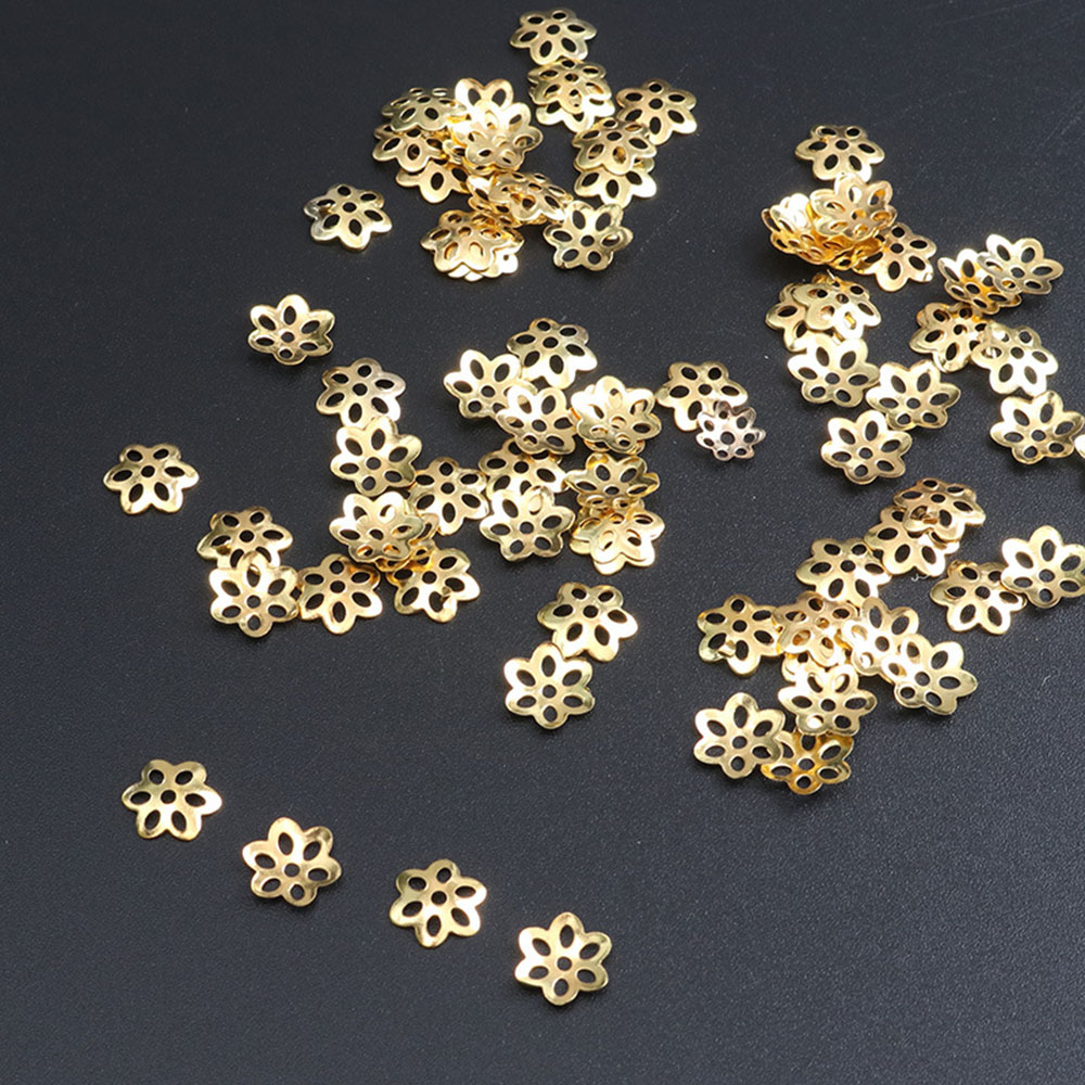 Jewelry Making In Bali - 100Pcs Flower Bead Caps per bracciale