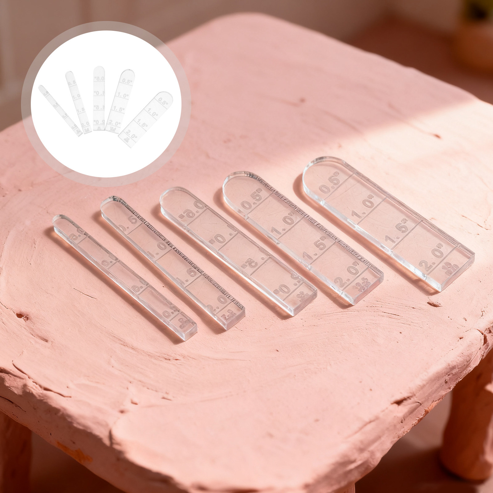 Jewelry Making Guide - Set di 5 guida spessore per