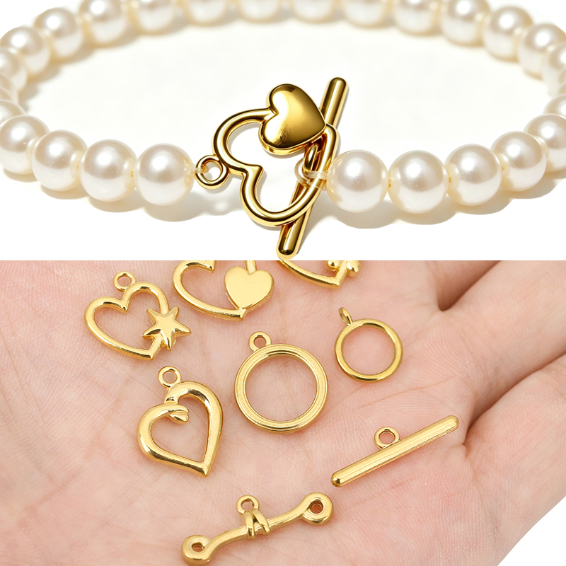 Jewelry Making School - 5 set di chiusure a T