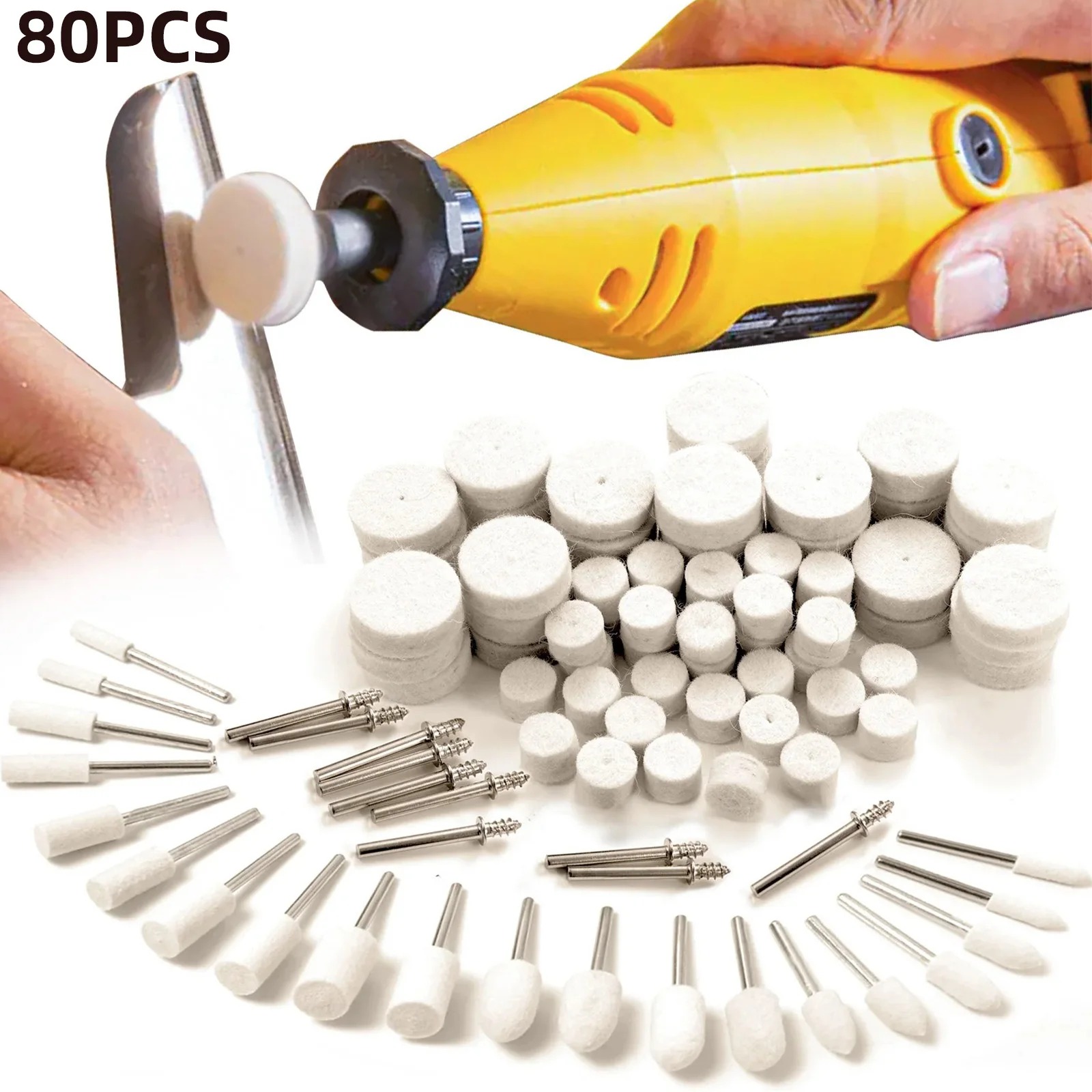 Jewelry Making Equipment - Kit di 80 Ruote Lucidanti in