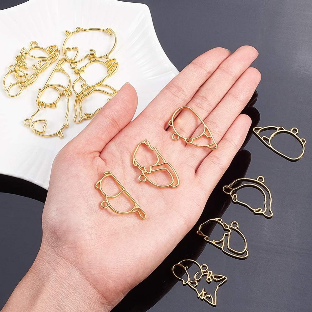 14 pezzi di ciondoli con casto - Jewelry Making Loops recensione e prezzo