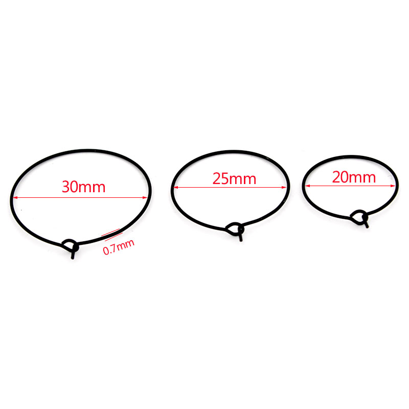 20 Pezzi 20mm 25mm 30mm Cerchi - Jewelry Making Loops recensione e prezzo
