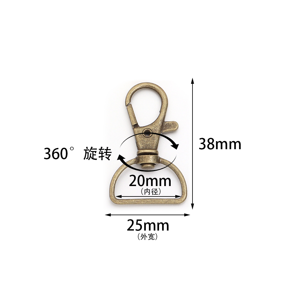 10 pz/lotto Moschettoni Girevo - Jewelry Making School recensione e prezzo