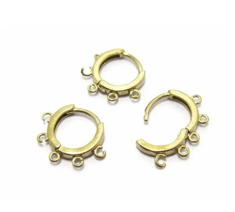 Cerchi per orecchie in ottone  - Jewelry Making Loops recensione e prezzo