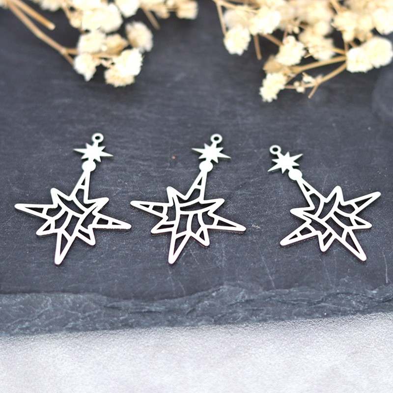 3pcs Guide Pole Star Charms se - Jewelry Making Guide recensione e prezzo