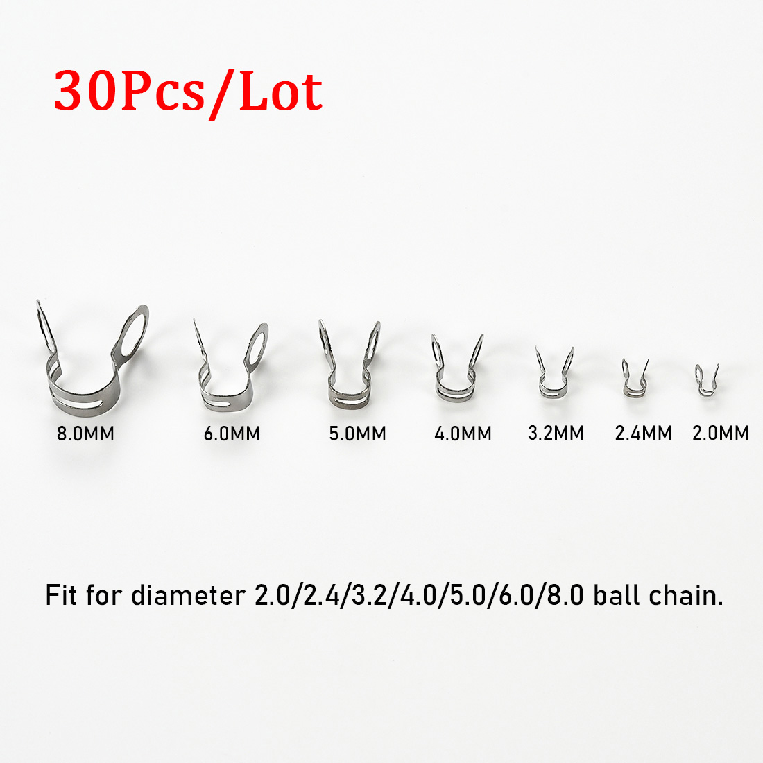 30 pezzi fermagli per connetto - Jewelry Making Loops recensione e prezzo