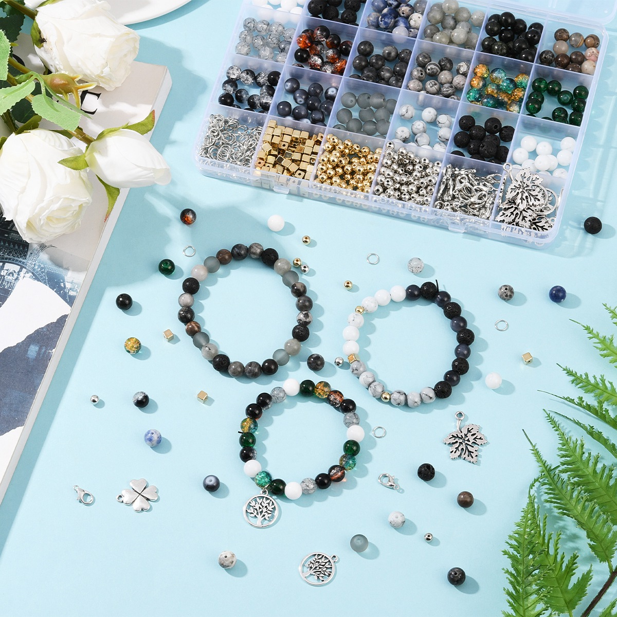 Pietre naturali Pietre prezios - Jewelry Making Kits For Girls recensione e prezzo