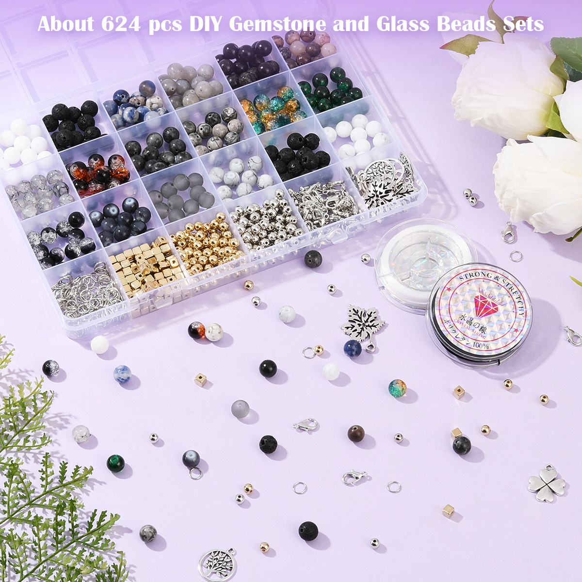 Pietre naturali Pietre prezios - Jewelry Making Kits For Girls recensione e prezzo
