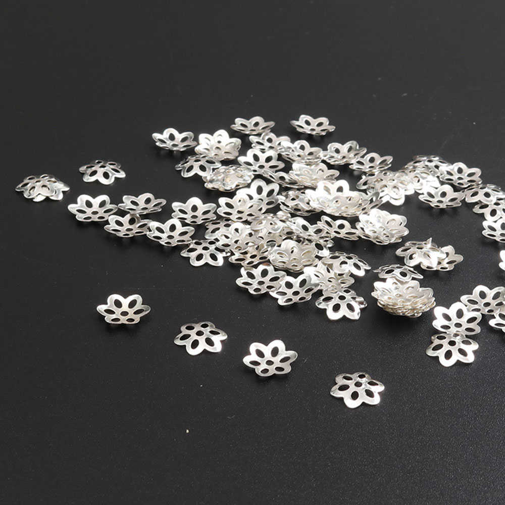 100Pcs Flower Bead Caps per br - Jewelry Making In Bali recensione e prezzo