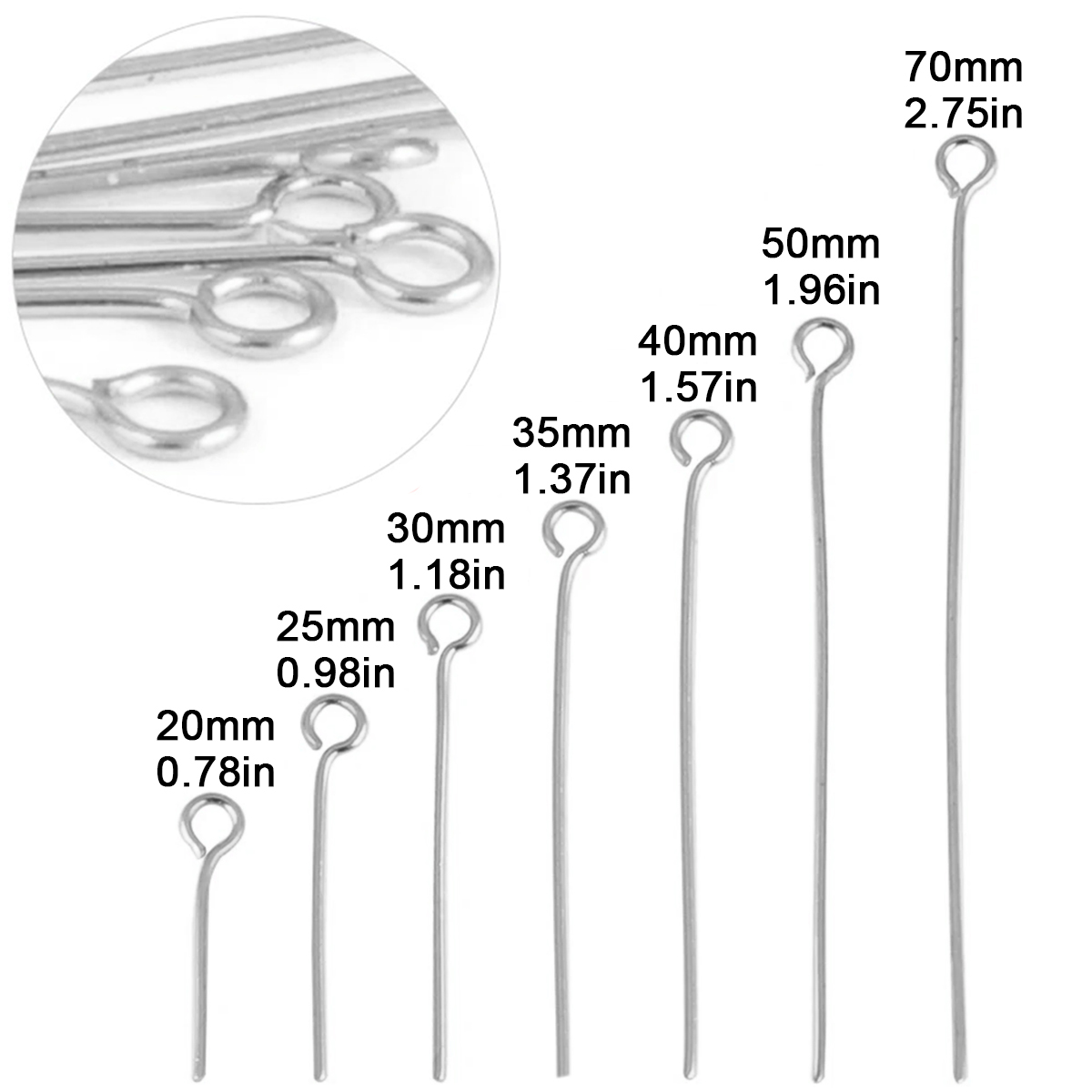 100 Pezzi/Lotto Perni a Occhio - Jewelry Making Equipment recensione e prezzo