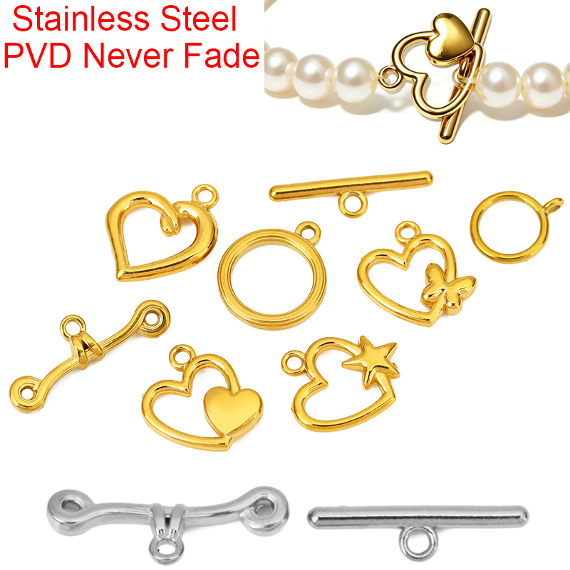 5 set di chiusure a T in accia - Jewelry Making School recensione e prezzo