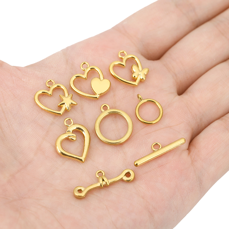 5 set di chiusure a T in accia - Jewelry Making School recensione e prezzo