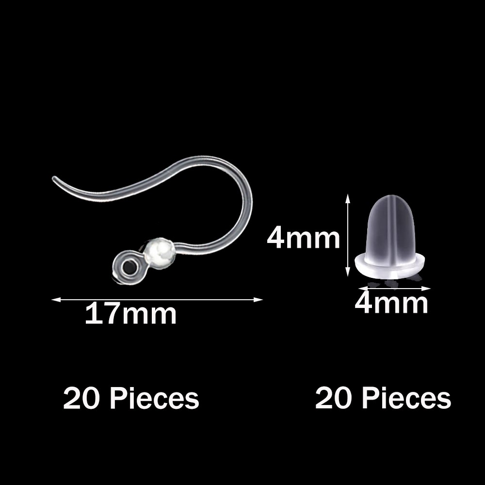 40 ganci per orecchini in plas - Jewelry Making Loops recensione e prezzo