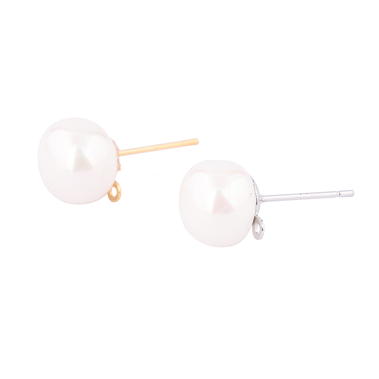10 pz Rame Bianco K Placcato O - Jewelry Making Loops recensione e prezzo