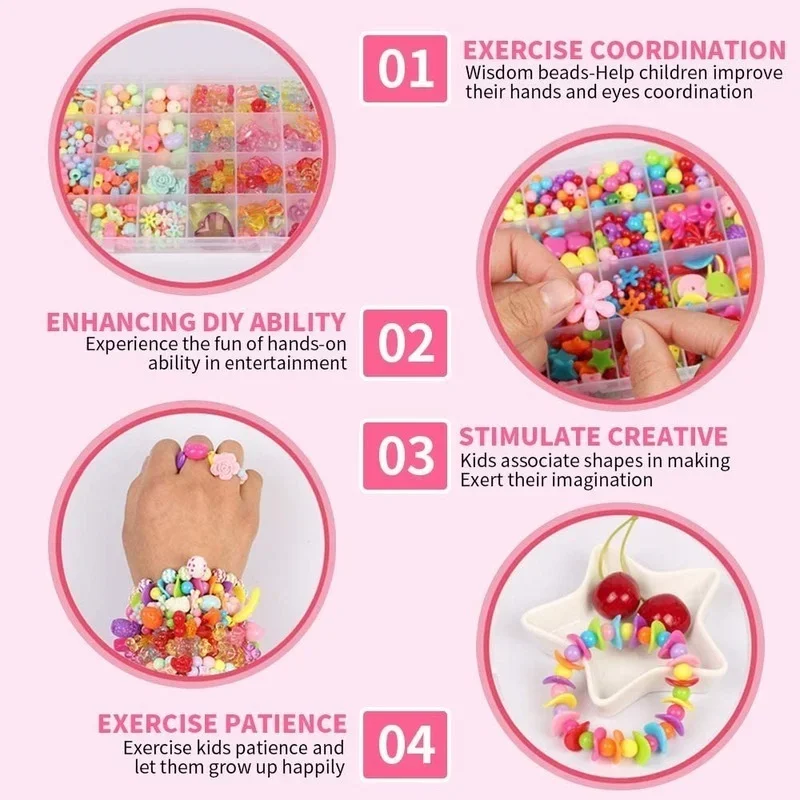 Ragazze fai da te Set di perli - Jewelry Making Kits For Girls recensione e prezzo